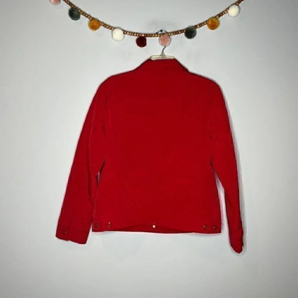 Talbots red quilted light jacket - Picture 5 of 5